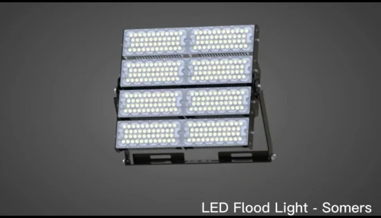 iluminación de inundación del estadio LED del campo de fútbol de la prenda impermeable IP65 del 15m los 30m con 5 años de la garantía conductor de Meanwell